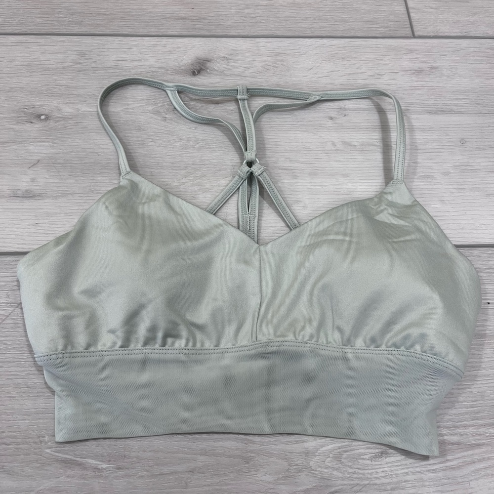 ALO Yoga Longline Sport Bra Mint size S